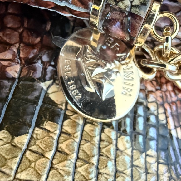 Brahmin Medium Asher Reptilian Ombre Melbourne Tote - Picture 12 of 13